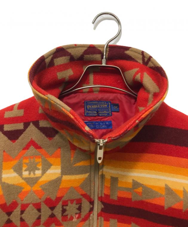 Pendleton ジャケット USA製 90s USA製 PENDLETONペンドルトン ネイティブ柄 ウールジャケット M