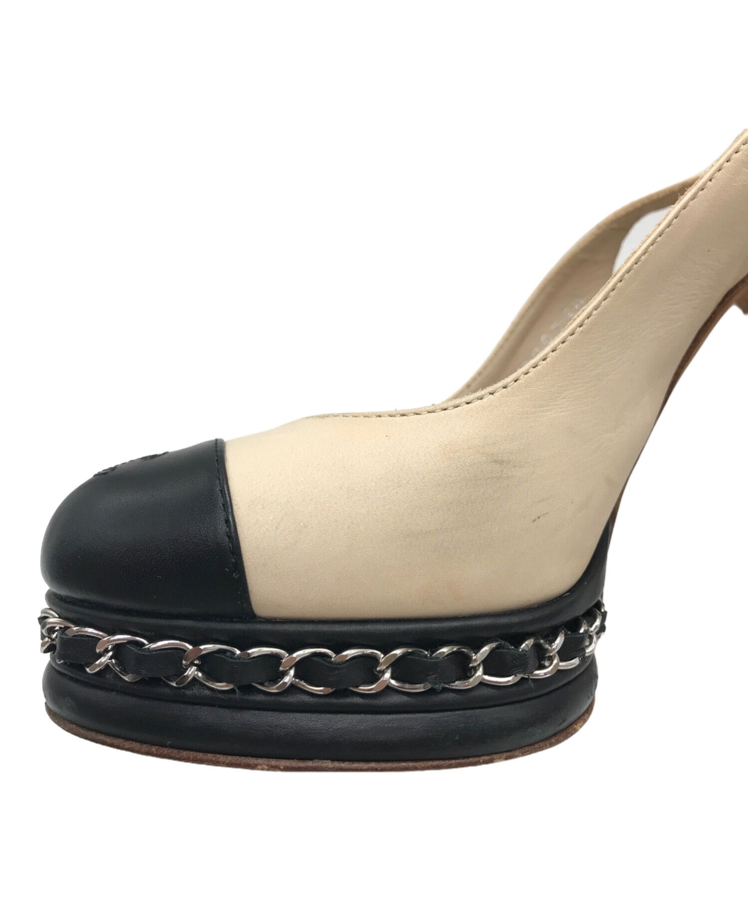 中古・古着通販】CHANEL (シャネル) パンプス ベージュ サイズ:35C
