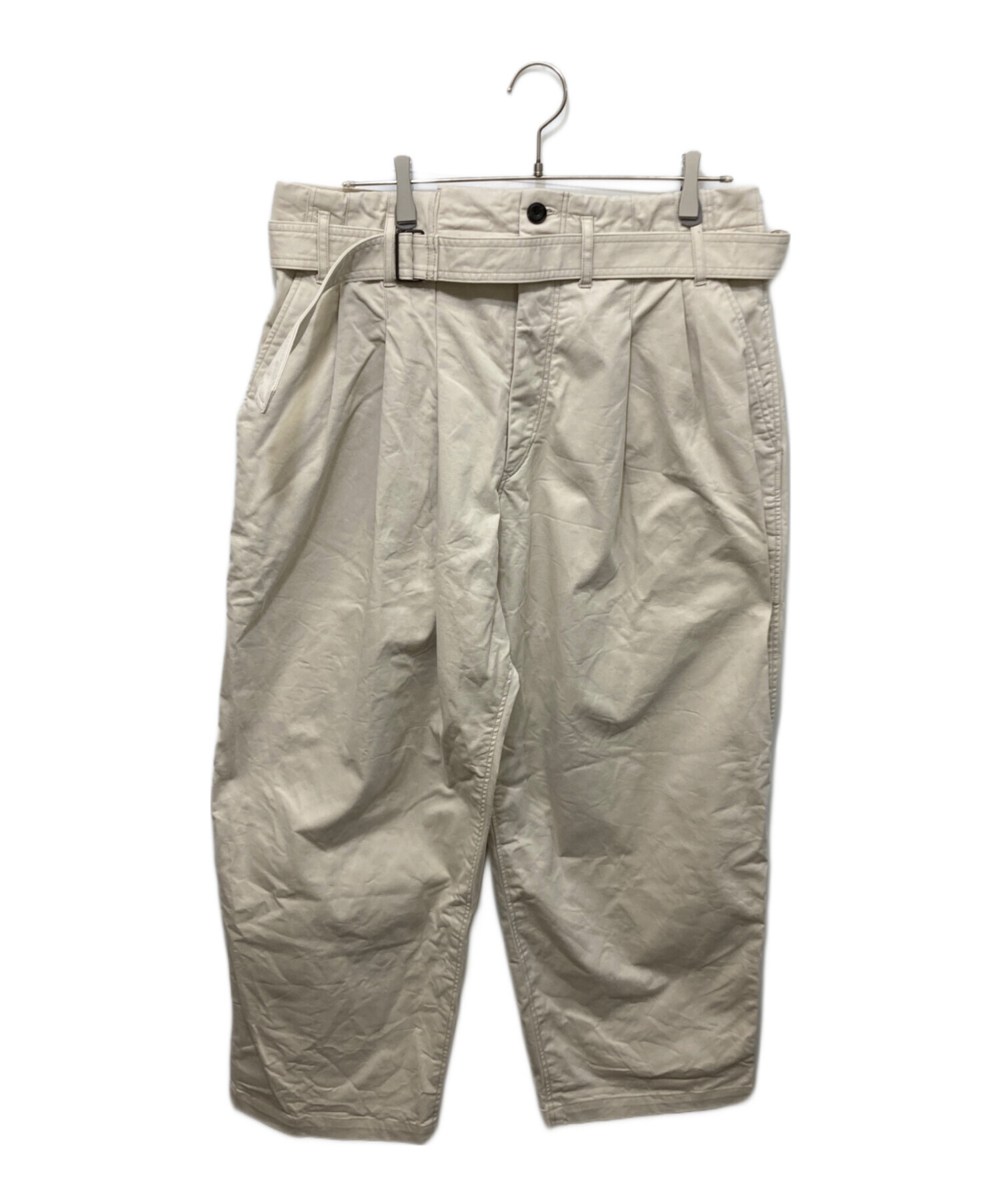 パンツ ESSAY HAKAMA SLACKS 中古・古着通販】Essay (エッセイ) HAKAMA SLACKS ベージュ サイズ:2