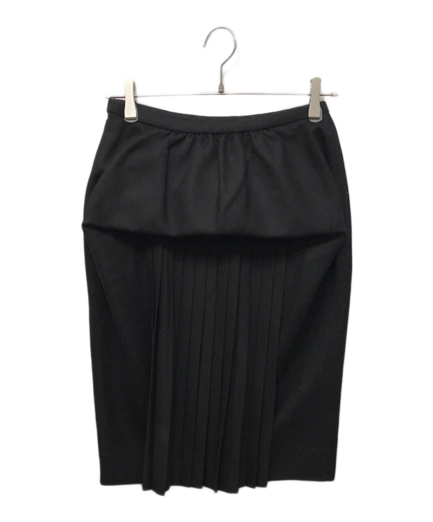 中古・古着通販】FENDI (フェンディ) プリーツ切替ウールスカート