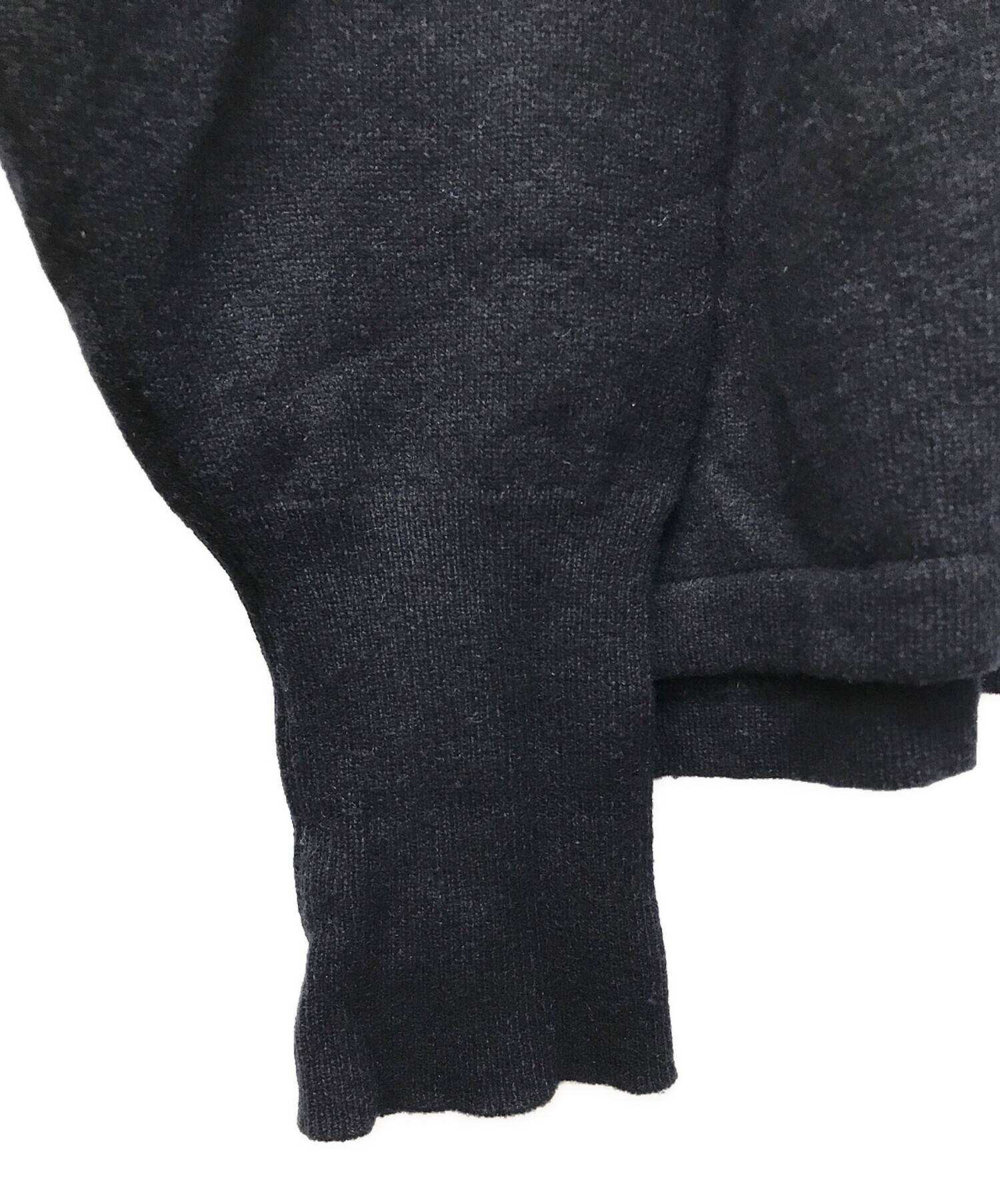 COMOLI カシミヤコモリニット ネイビー フリー COMOLI (コモリ) カシミヤ スキッパーニット