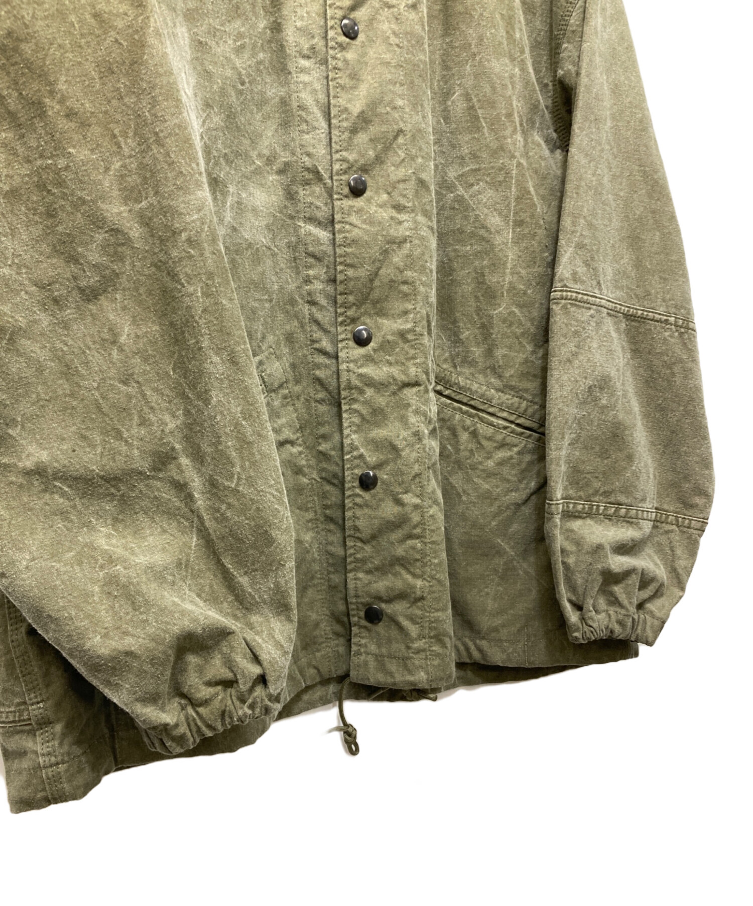中古・古着通販】HEXICO (ヘキシコ) TENT CLOTH COACH JACKET オリーブ