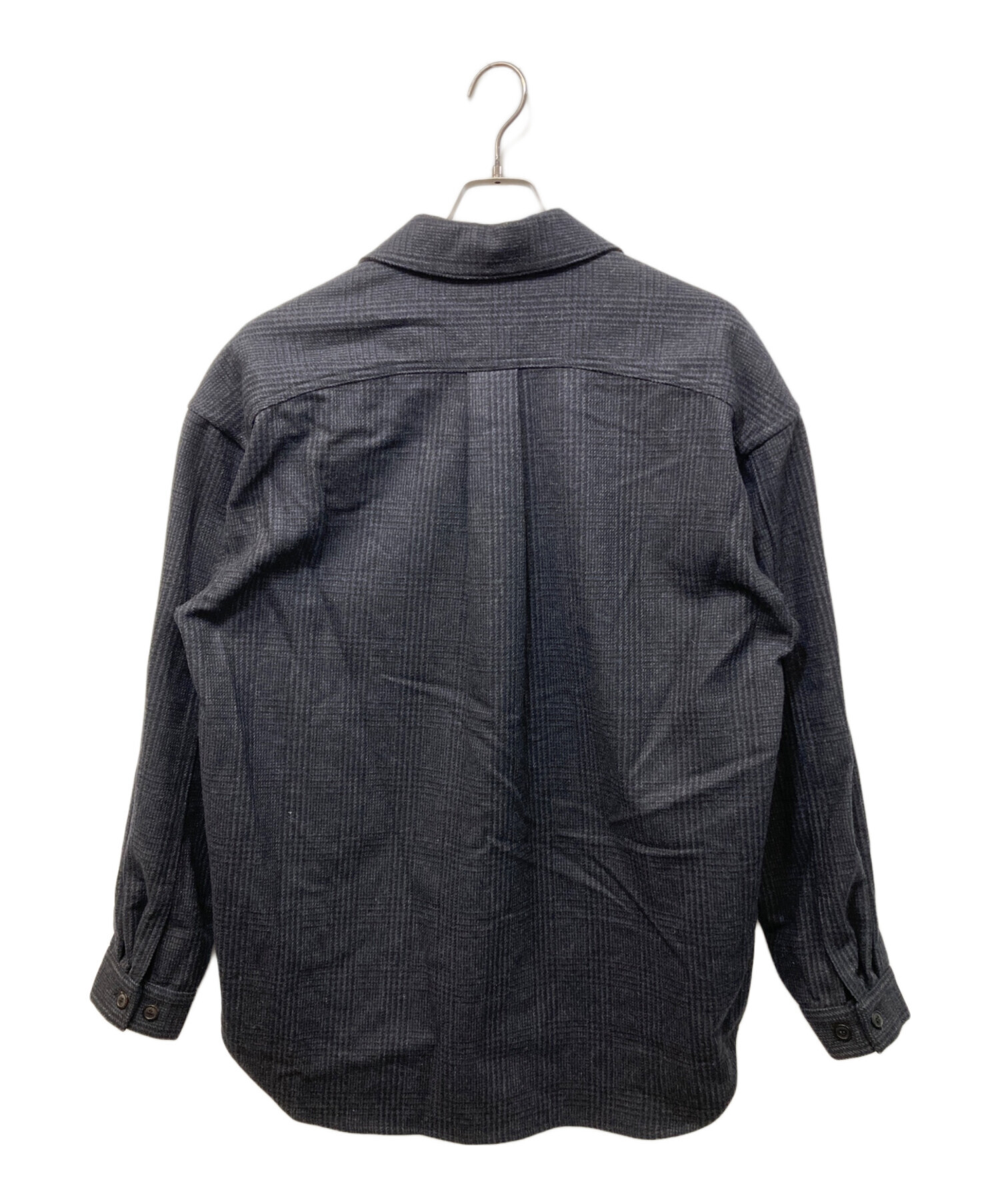 中古・古着通販】lownn (ローン) ウールグレンチェックシャツ 