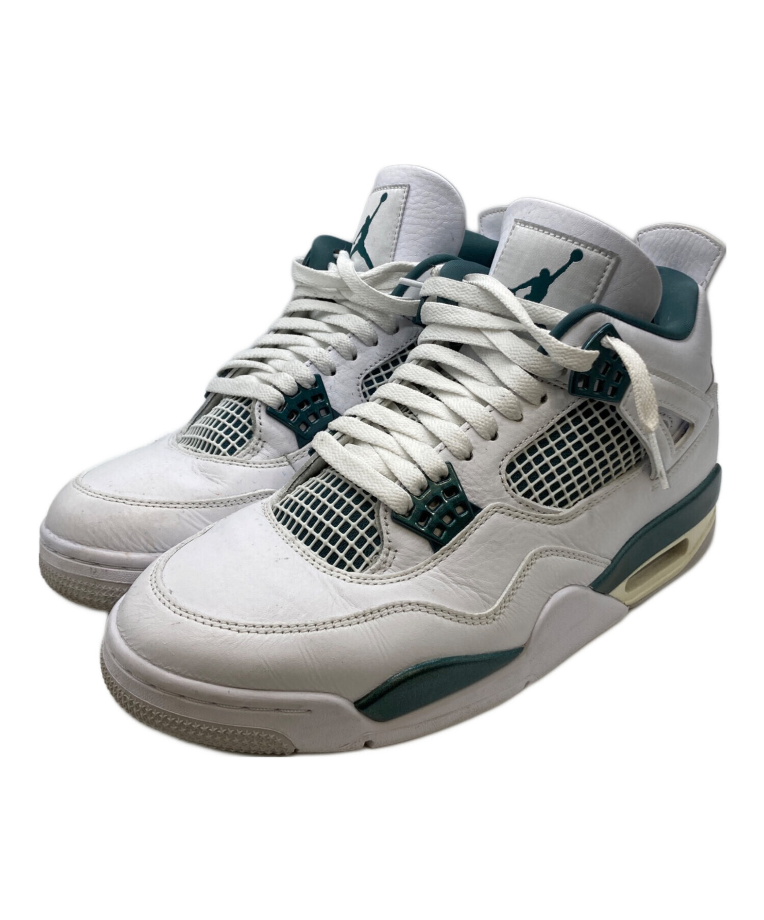 中古・古着通販】NIKE (ナイキ) Air Jordan 4 Retro ホワイト×グリーン 