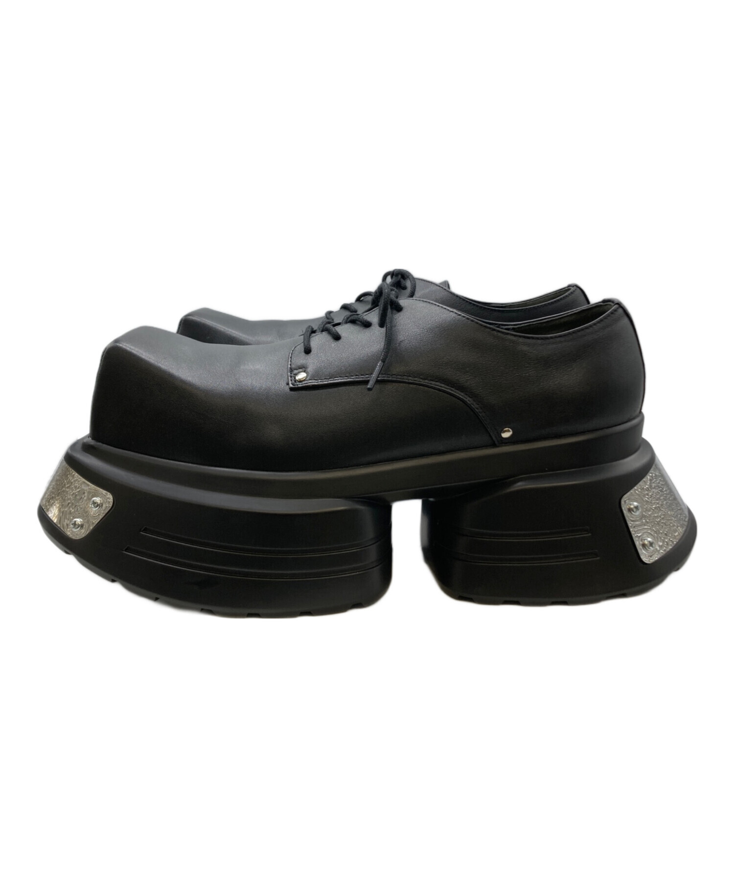 中古・古着通販】GRANCY (グランシー) Metal Plate Leather Shoes 