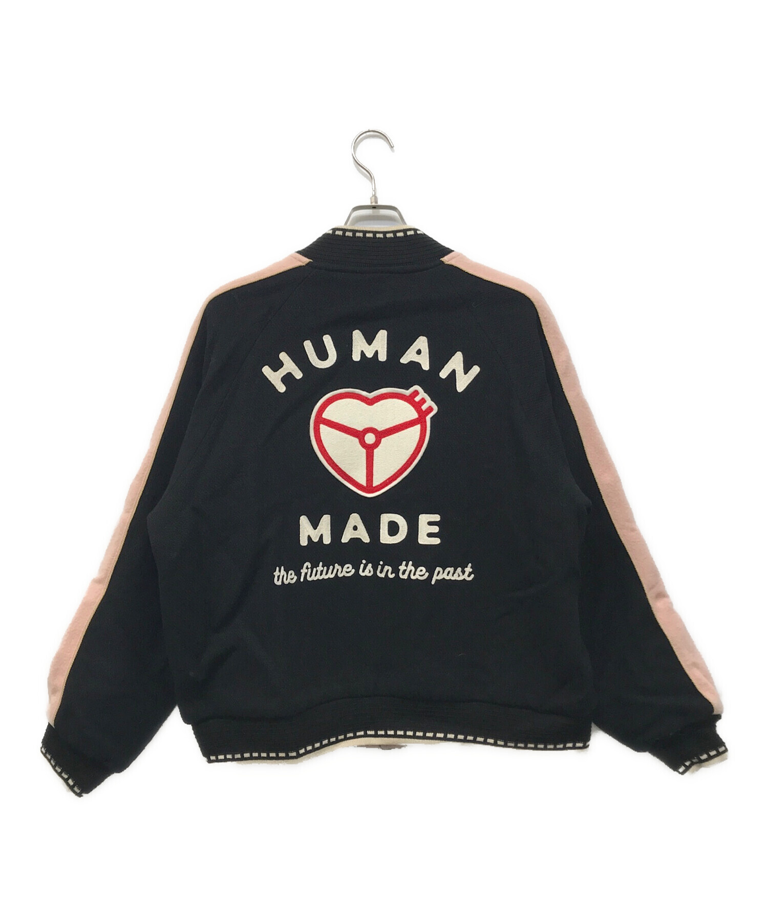 HUMAN MADE CAR CLUB JACKET ブラック・ピンク 中古・古着通販】HUMAN MADE (ヒューマンメイド) Car Club Jacket
