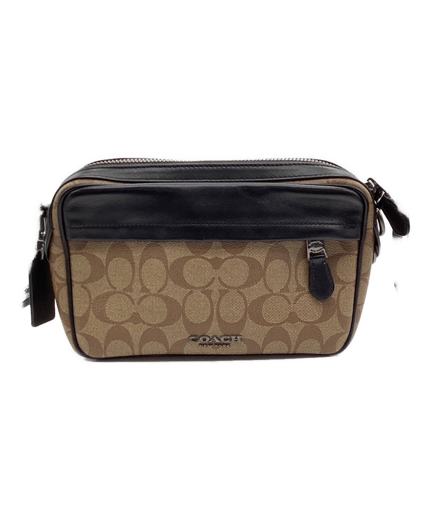 中古・古着通販】COACH (コーチ) ショルダーバッグ ベージュ｜ブランド