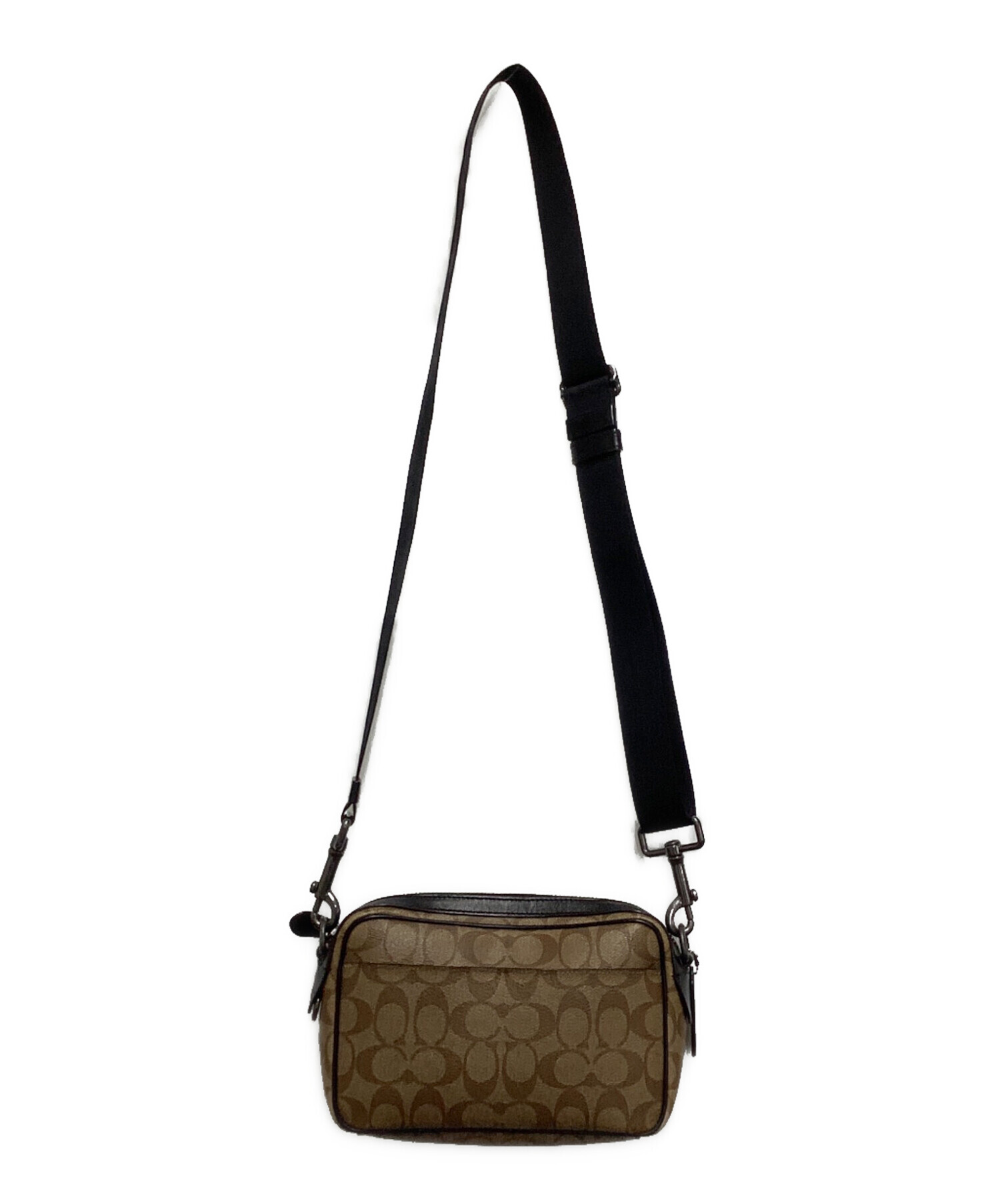 中古・古着通販】COACH (コーチ) ショルダーバッグ ベージュ｜ブランド