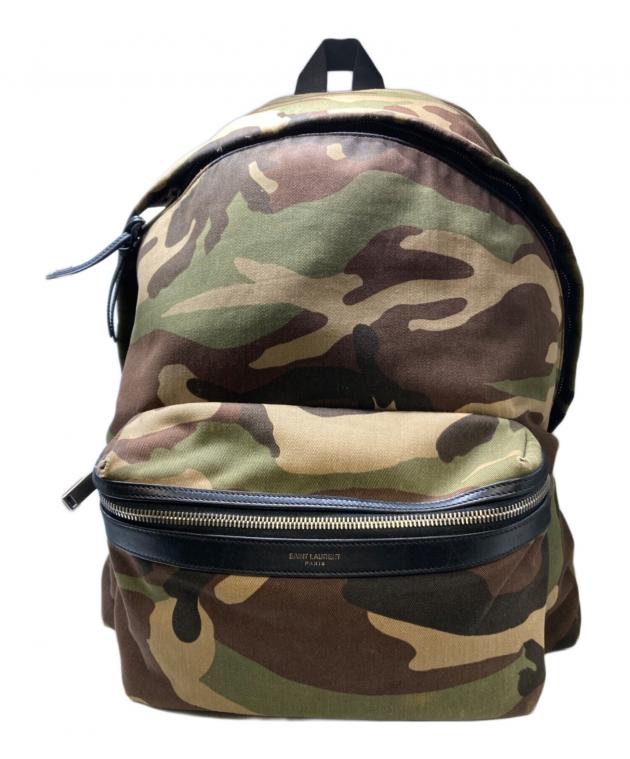 サンローランパリ SAINT LAURENT バックパック リュック カモフラ サン