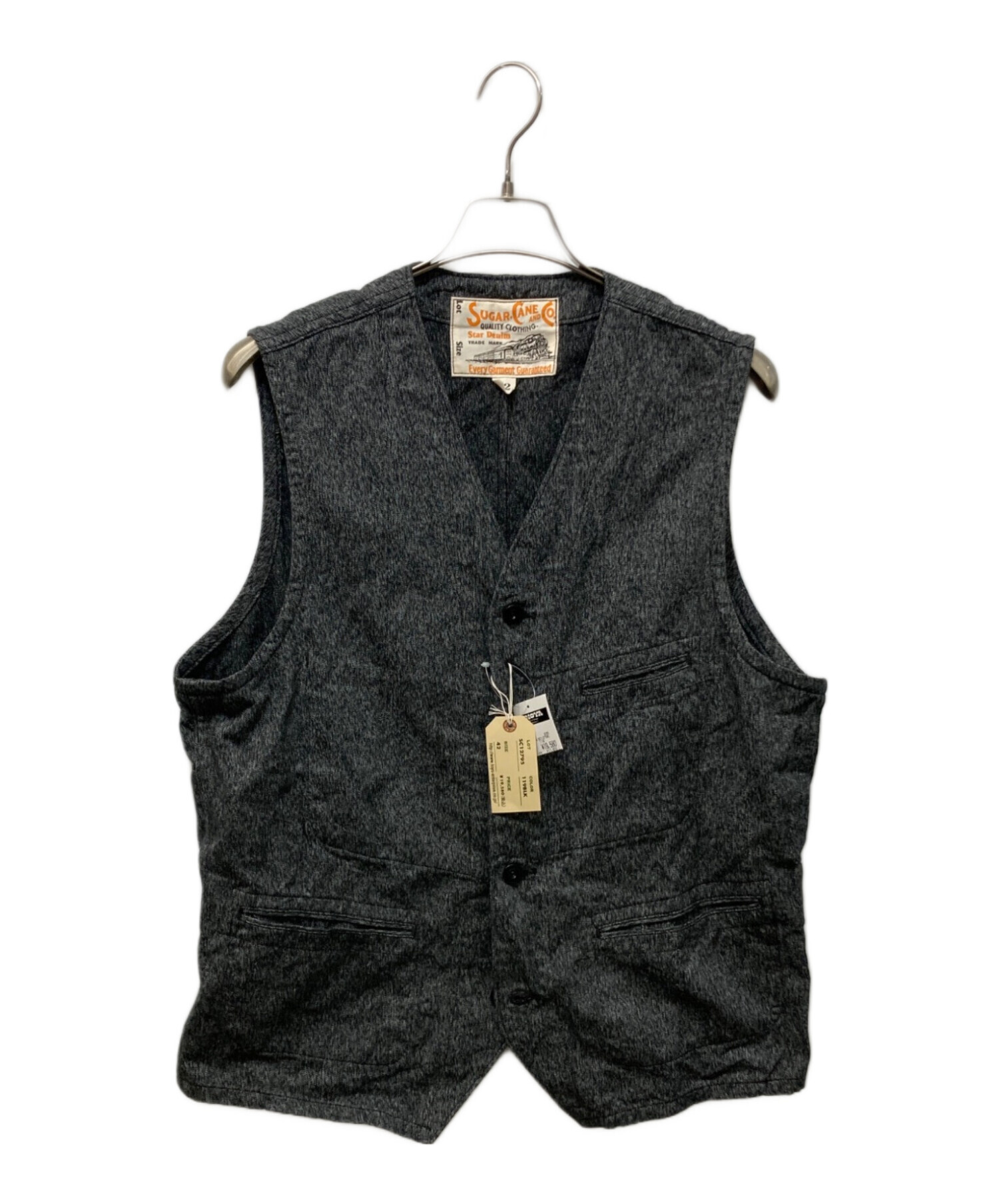 中古・古着通販】SUGAR CANE (シュガーケーン) COVERT WORK VEST 