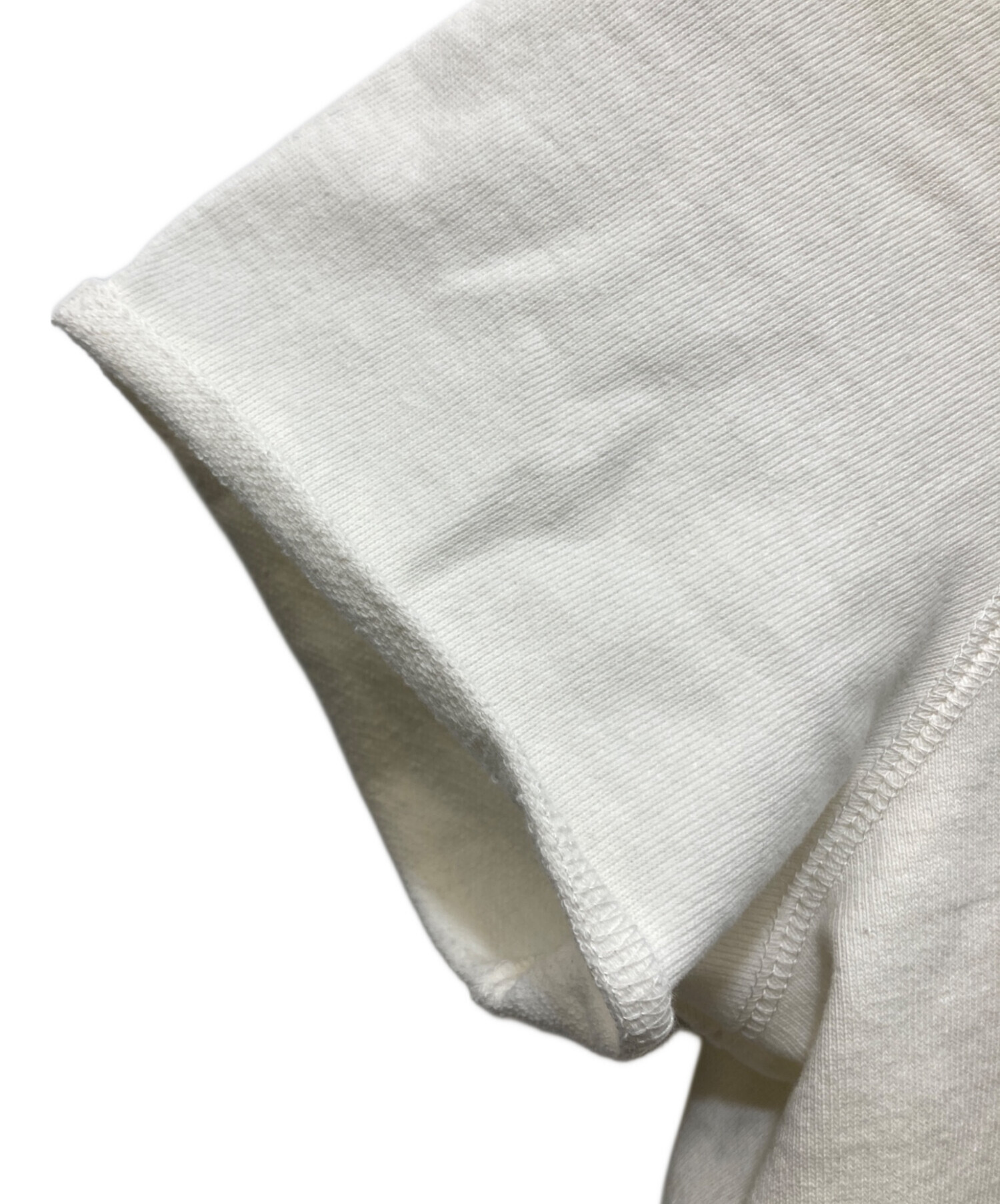 中古・古着通販】yori (ヨリ) ドライコンパクト裏毛フレアTee ホワイト