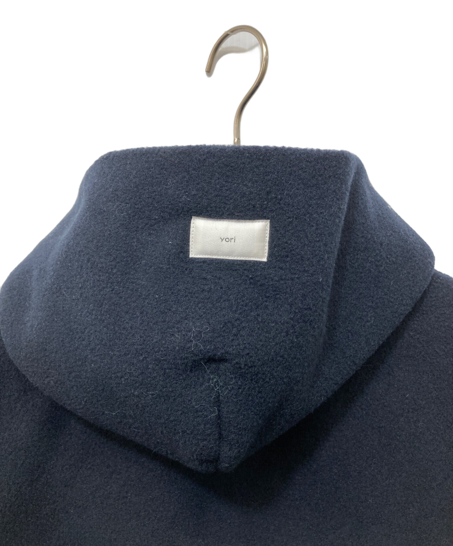 中古・古着通販】yori (ヨリ) コンパクトパーカー ネイビー サイズ