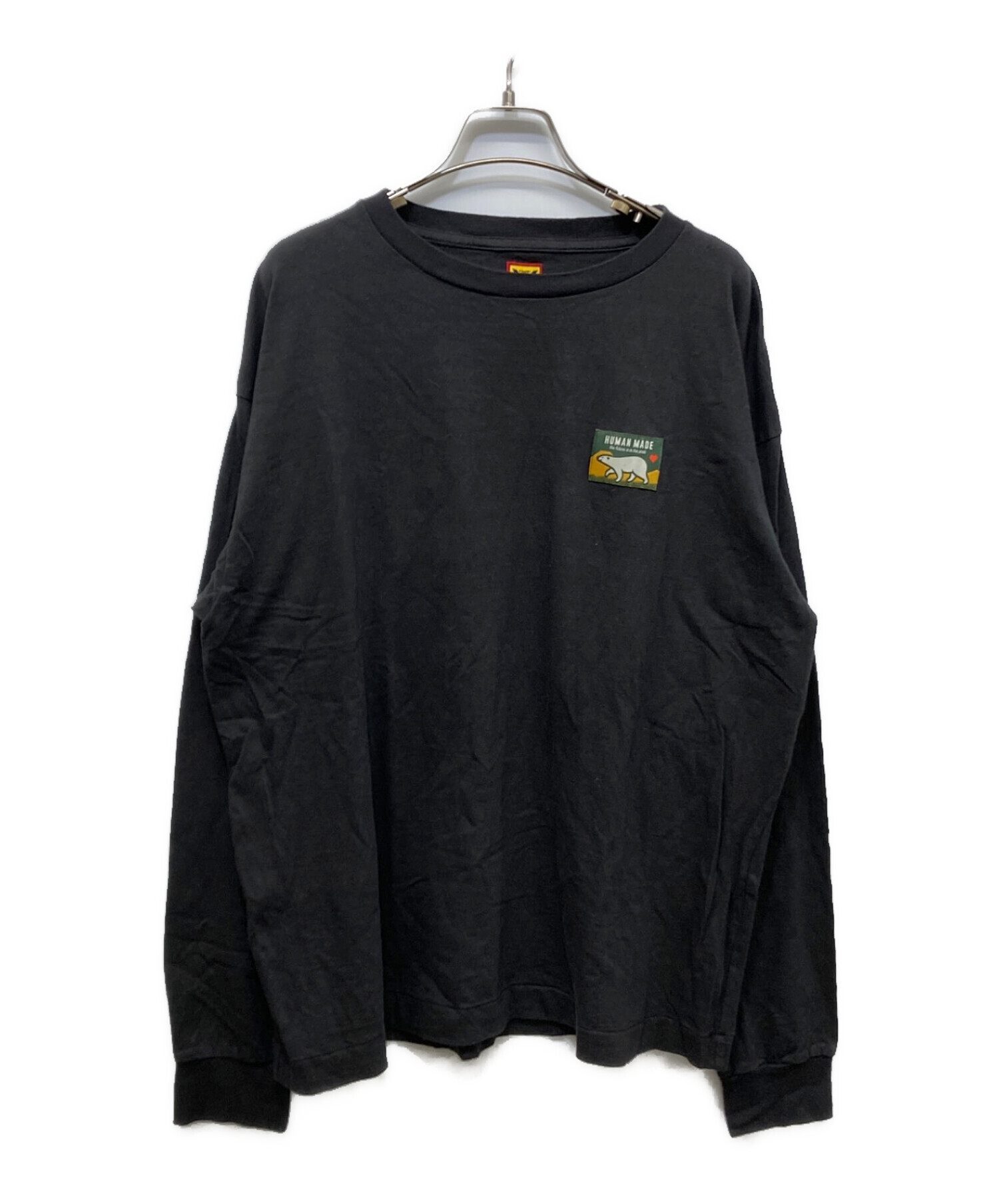 中古・古着通販】HUMAN MADE (ヒューマンメイド) カットソー ブラック 