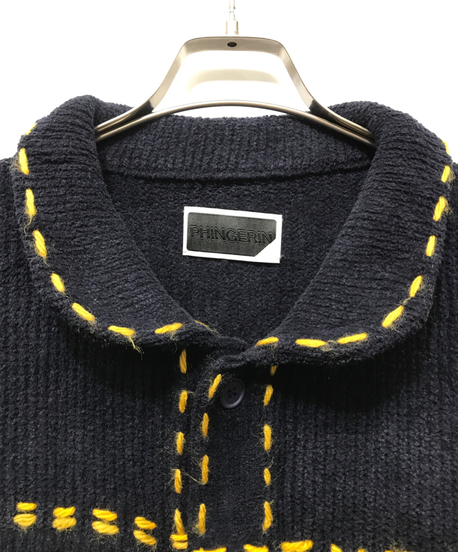 中古・古着通販】PHINGERIN (フィンガリン) PG1 KNIT カーディガン 