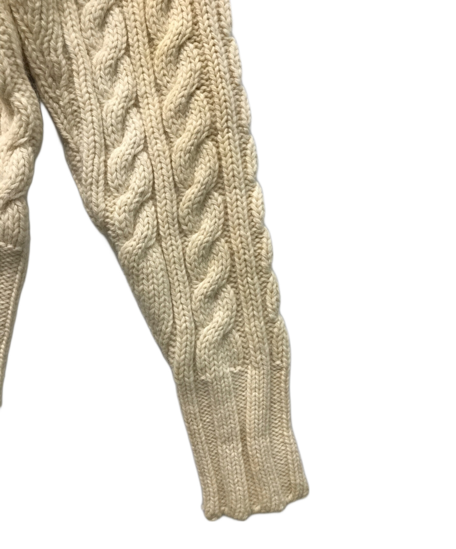 中古・古着通販】RRL (ダブルアールエル) 三ツ星タグ Vネックケーブル