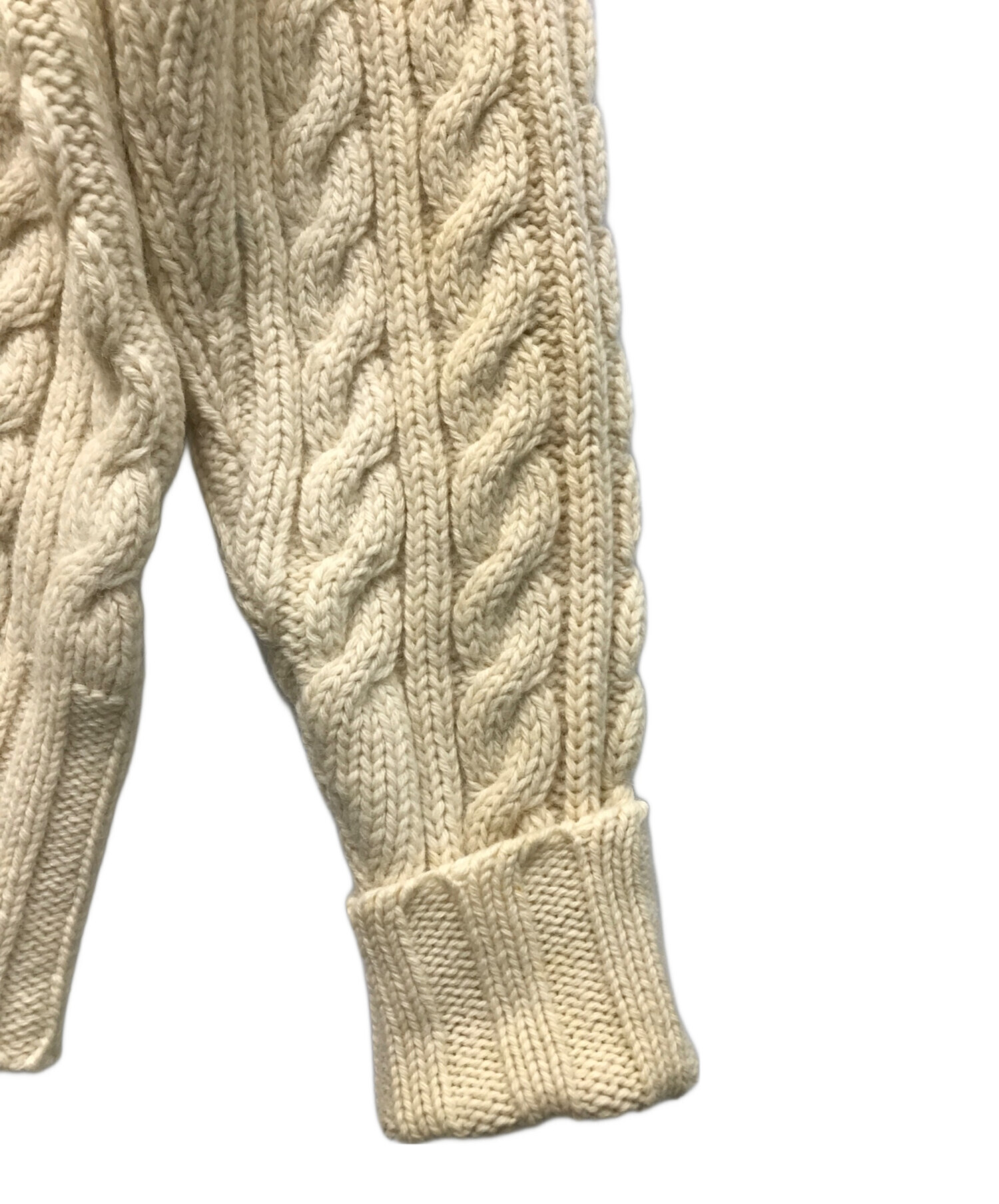 中古・古着通販】RRL (ダブルアールエル) 三ツ星タグ Vネックケーブル