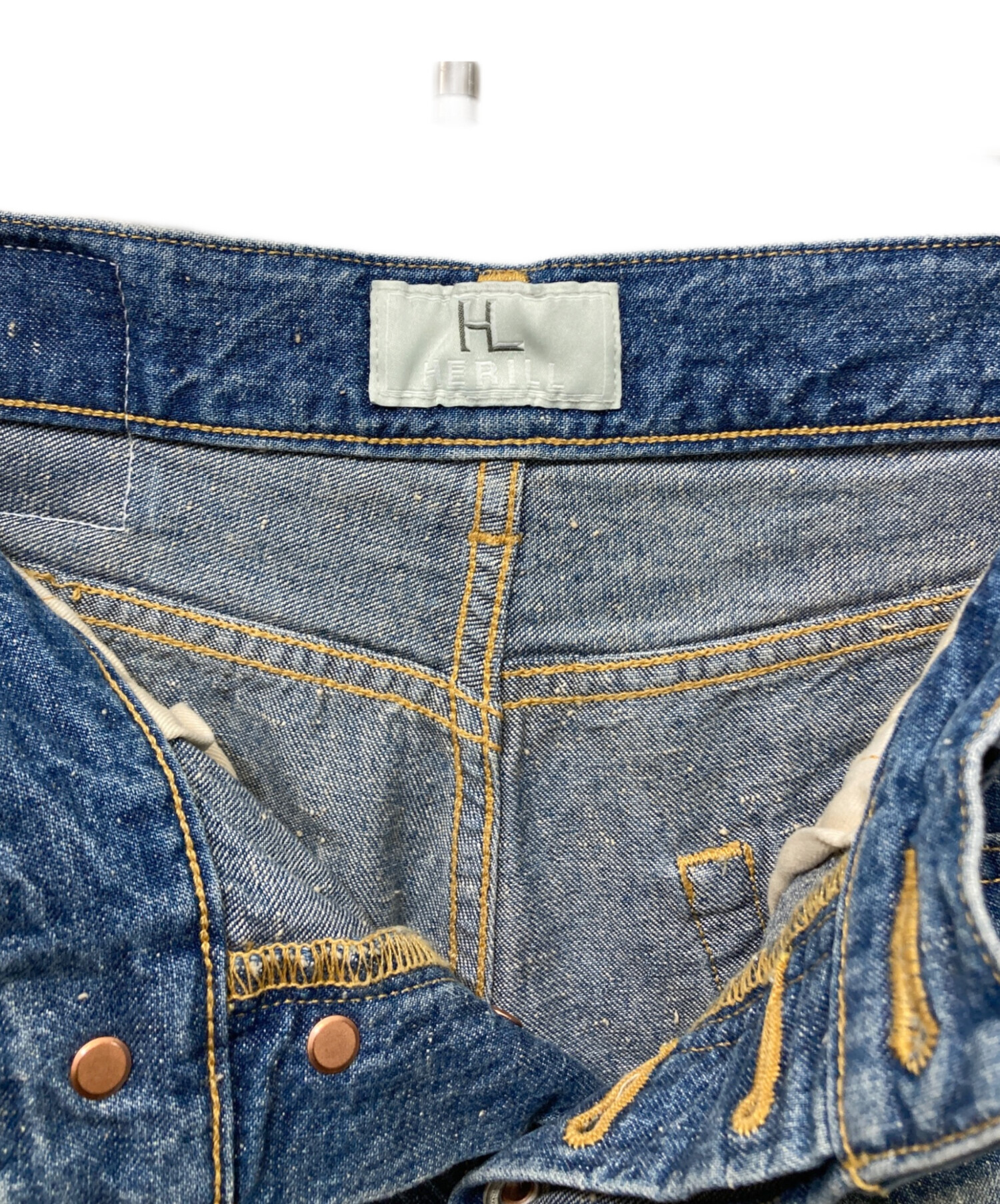 中古・古着通販】HERILL (ヘリル) Nepdenim wide pants インディゴ