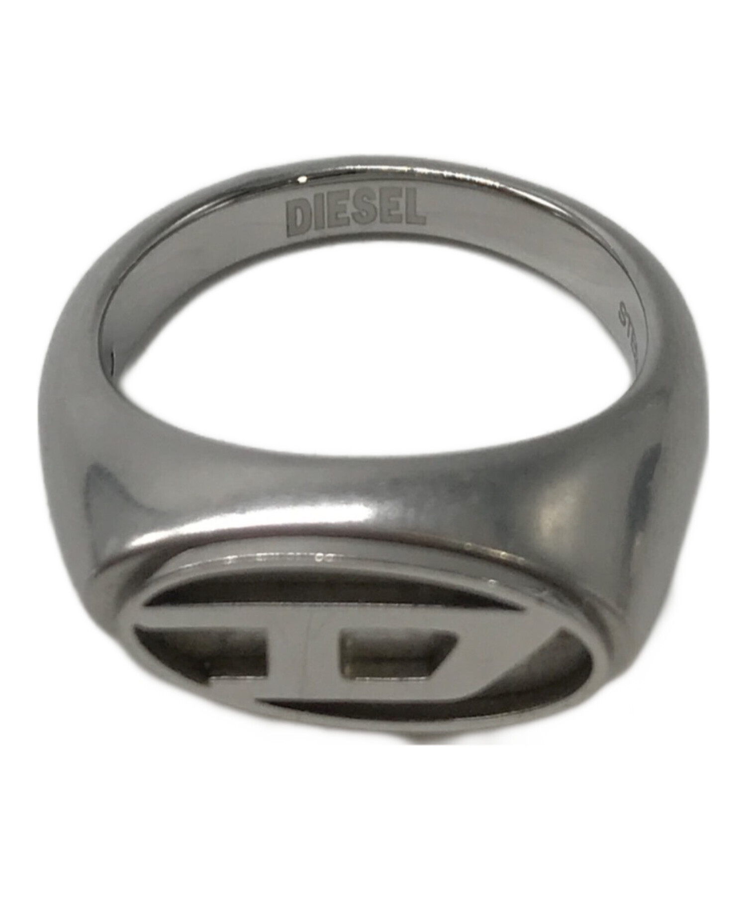 中古・古着通販】DIESEL (ディーゼル) Dロゴ シグネットリング 