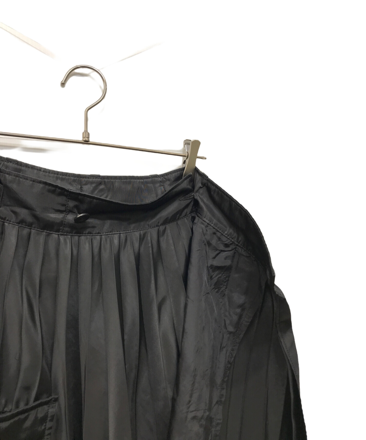 中古・古着通販】sacai (サカイ) Nylon Twill Skirt ブラック サイズ:2