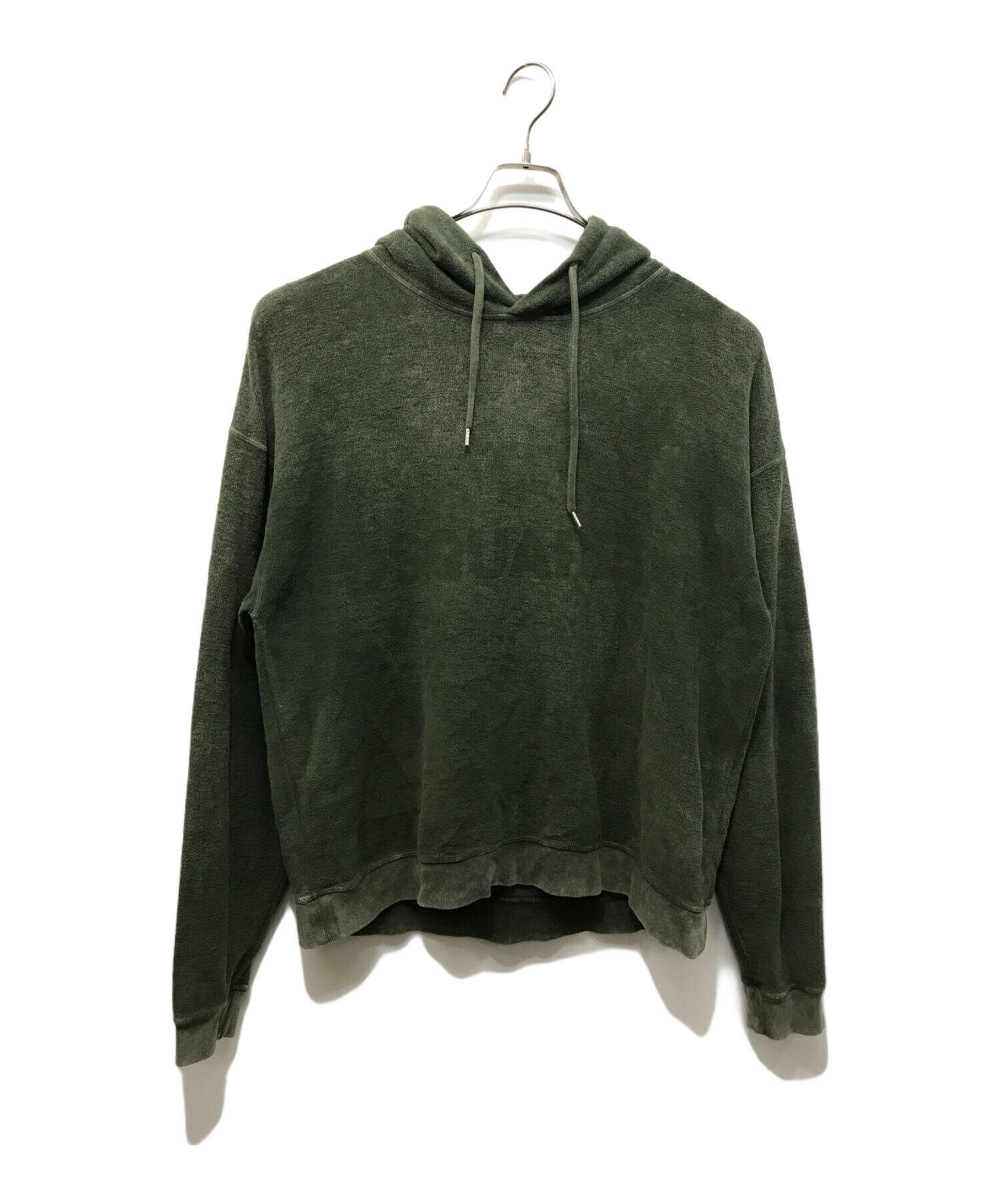 DSQUARED2 グリーン　ターコイズ　フード付きパーカー Mサイズ 中古・古着通販】DSQUARED2 (ディースクエアード) RELAX FIT HOODIE