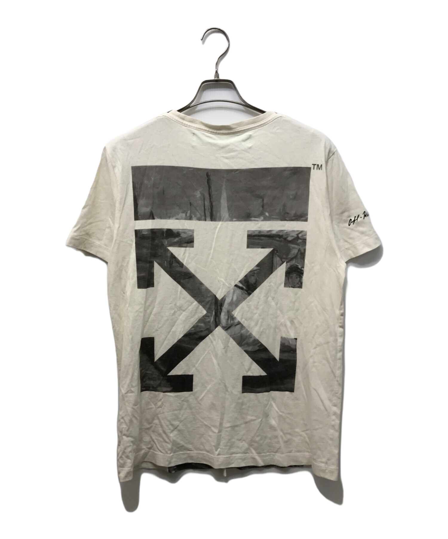 中古・古着通販】OFFWHITE (オフホワイト) NEWSPAPER S/S SLIM TEE 