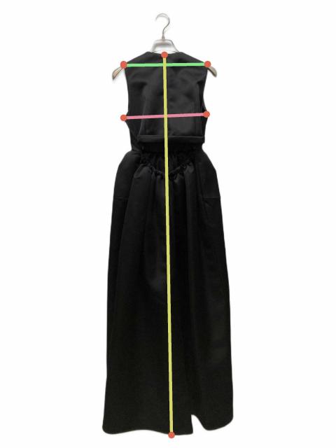 中古・古着通販】Bibiy. (ビビィ) CAMELLIA RIBBON DRESS ブラック