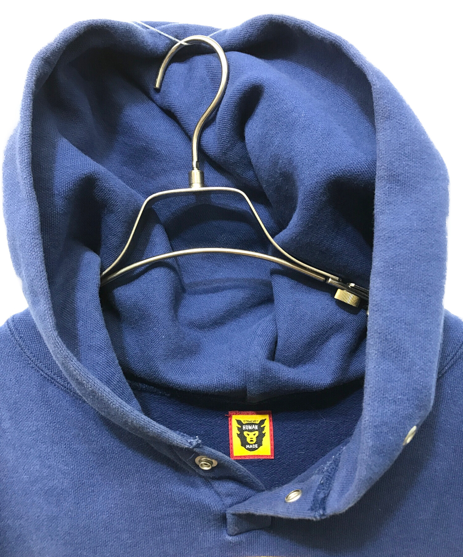 レ*ク様 BLUE BOTTLE パーカー human made ヒューマンメイ 中古・古着通販】HUMAN MADE (ヒューマンメイド) Snap Popover Hoodie