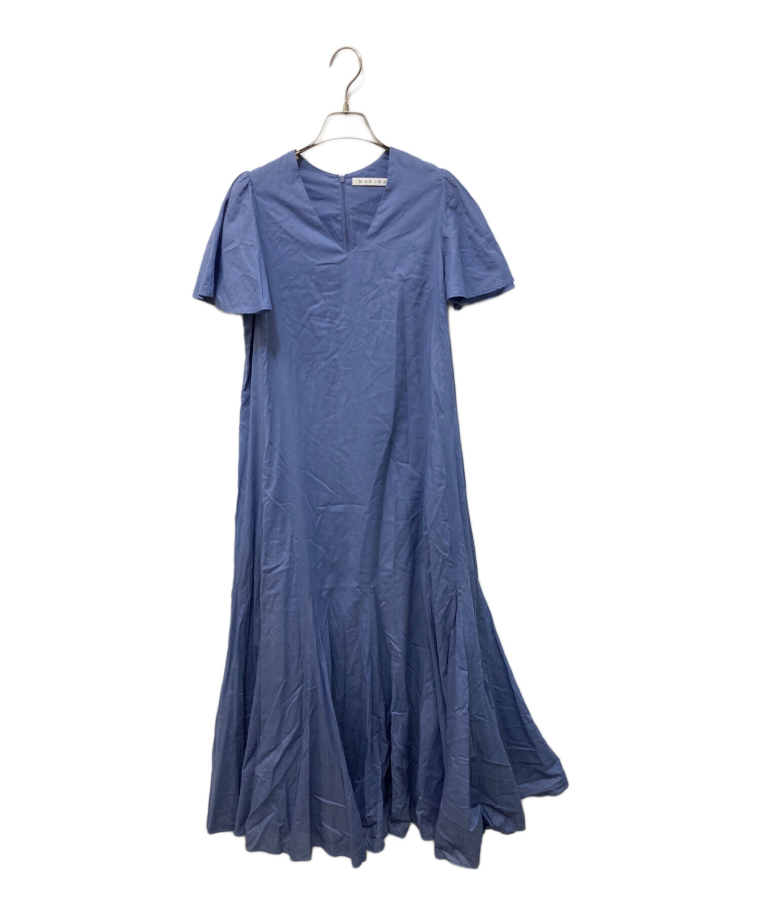 MARIHA マリハ　ノンスリーブワンピース　ブルー　38 中古・古着通販】MARIHA (マリハ) S/Sワンピース ブルー サイズ:S