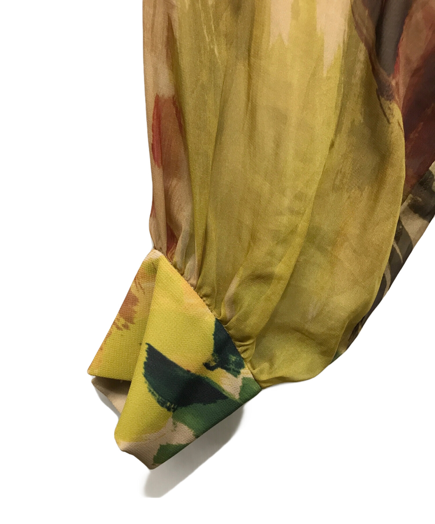 中古・古着通販】Ameri (アメリ) UND WILLOW PAINT DRESS グリーン