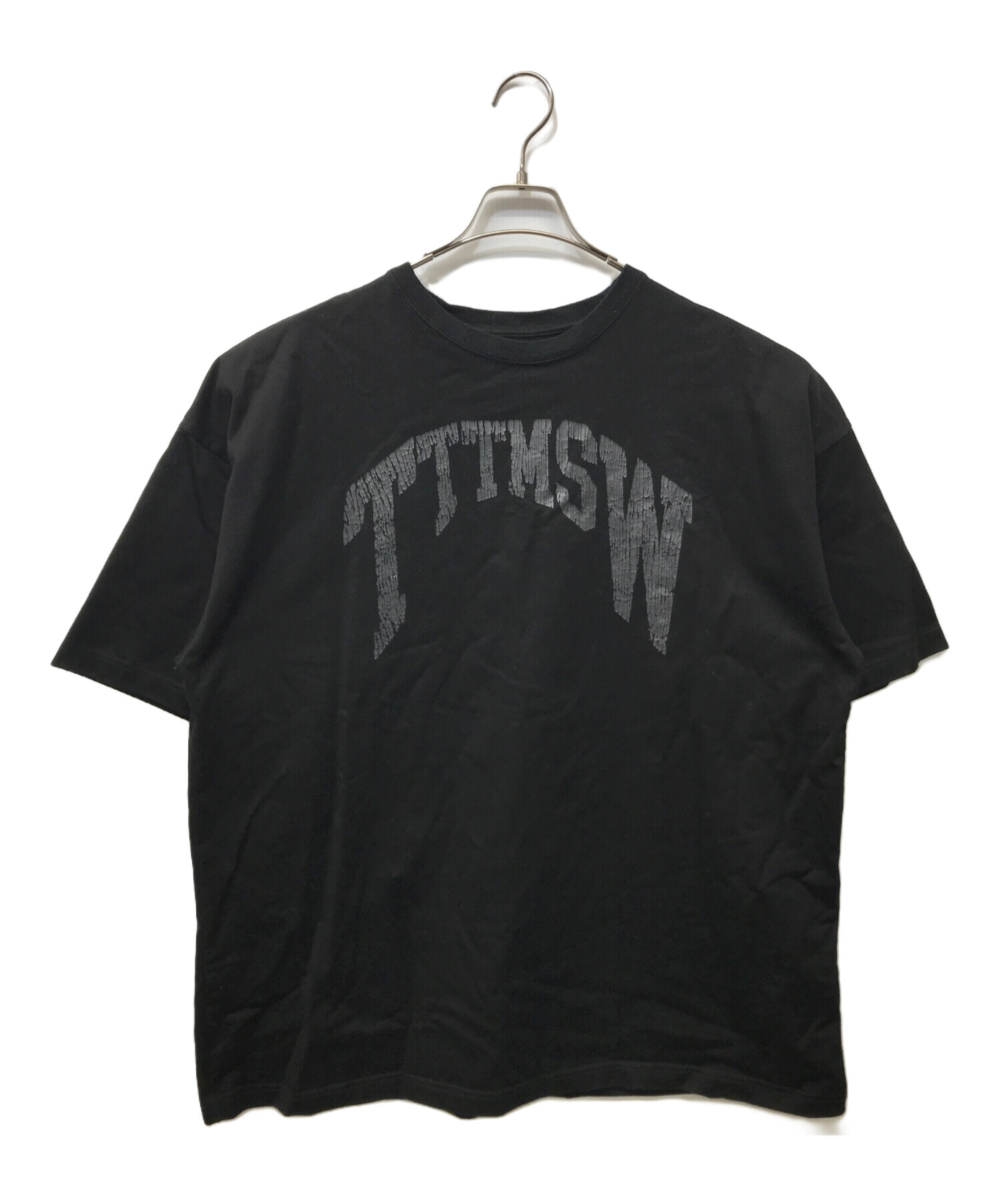 tttさん 中古・古着通販】TTT MSW (ティー) カレッジロゴTシャツ ブラック