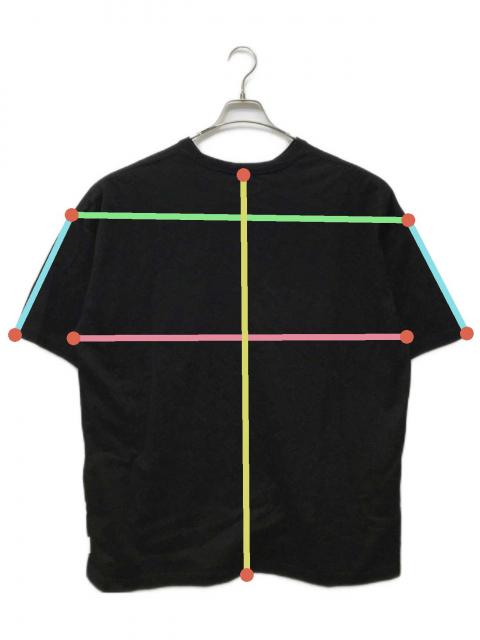 中古・古着通販】TTT MSW (ティー) カレッジロゴTシャツ ブラック