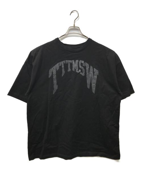 中古・古着通販】TTT MSW (ティー) カレッジロゴTシャツ ブラック