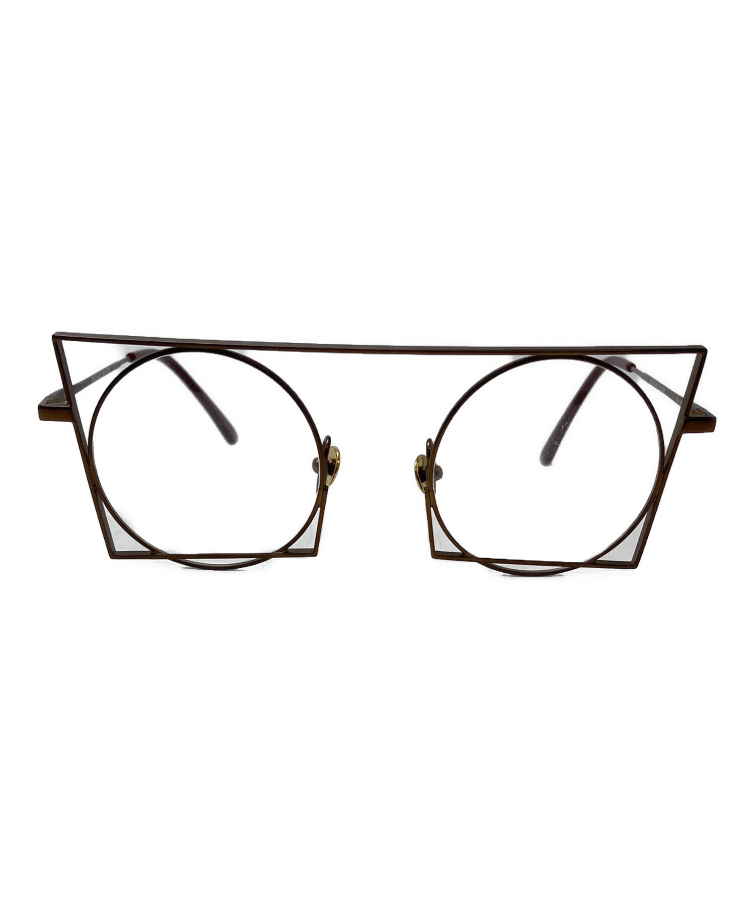 中古・古着通販】gamine (ガミーヌ) FLORENTIN メガネフレーム COPPER