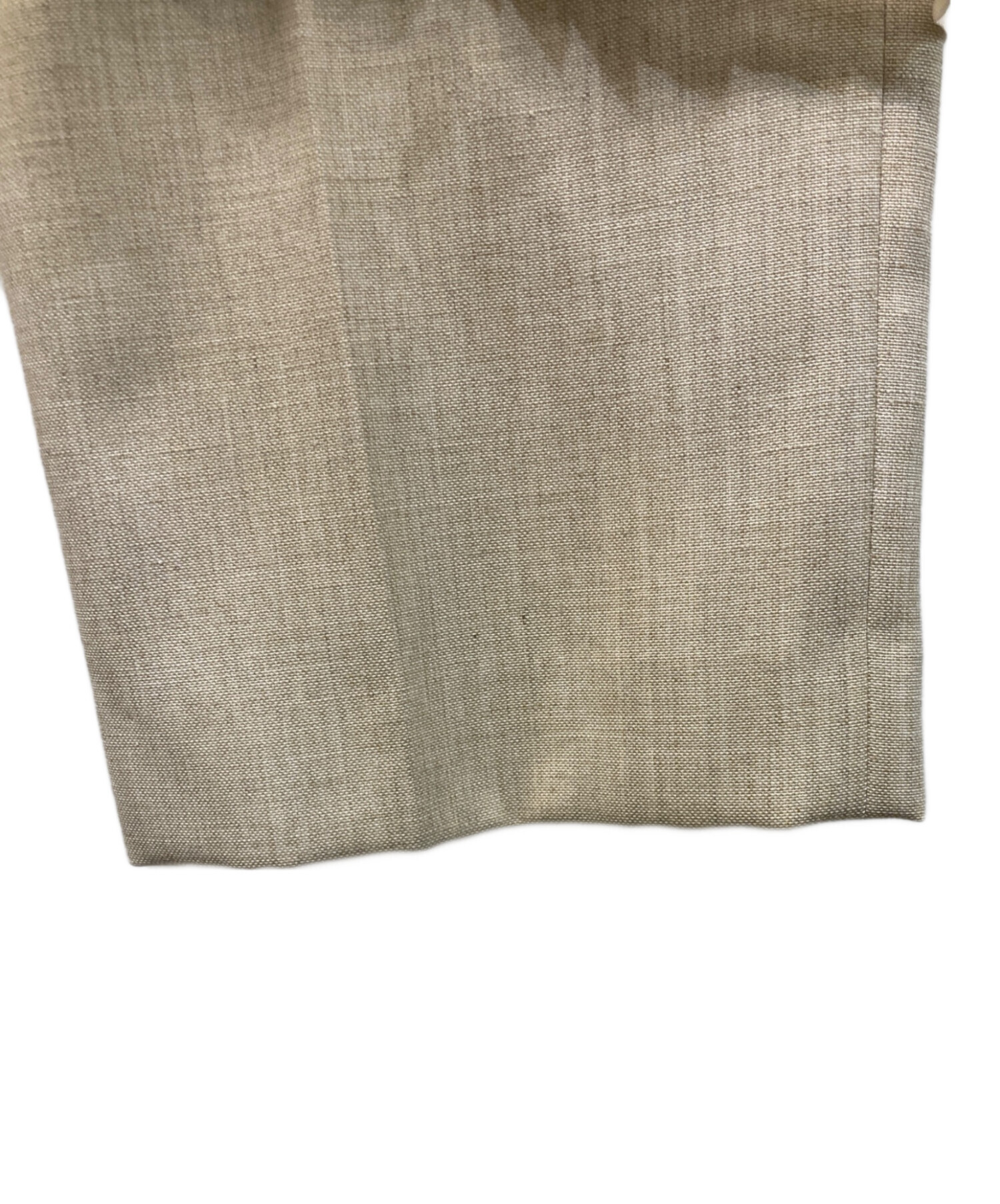 中古・古着通販】HYKE (ハイク) プリーツレイヤードパンツ アイボリー