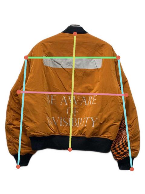 black weirdos スカブルゾン BLACK WEIRDOS「Nylon Track JKT(Motocross)」brown.