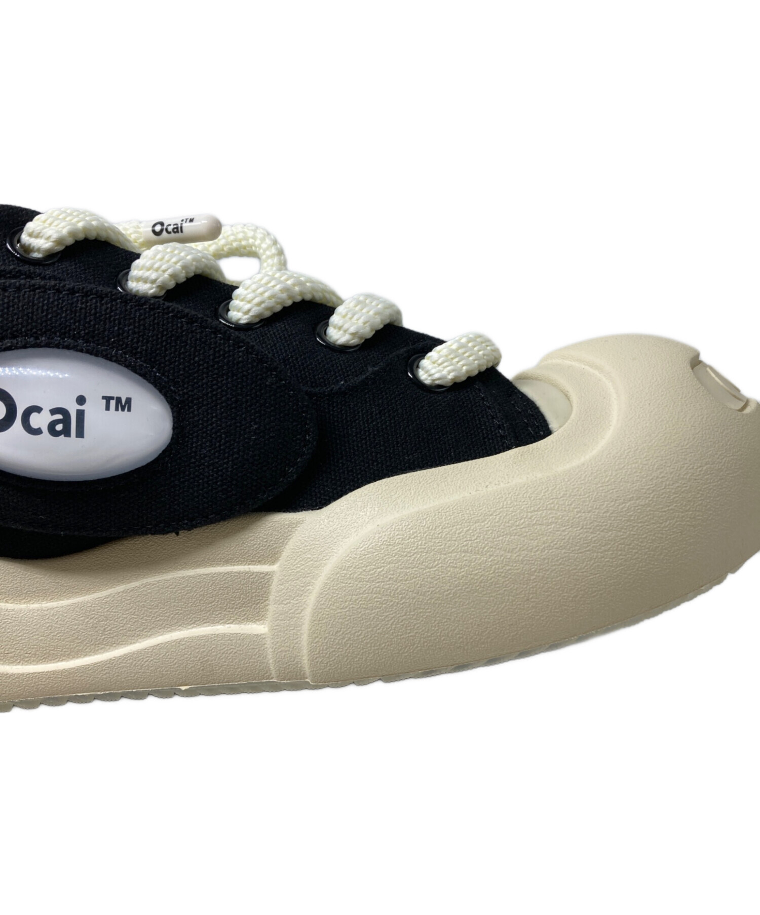 中古・古着通販】OCAI (オカイ) SMILE キャンバススニーカー ブラック