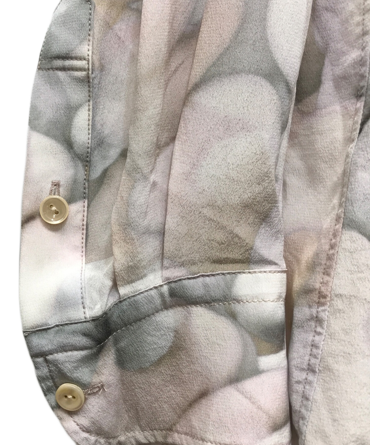 中古・古着通販】masu (エムエーエスユー) MASU PRINT SILK SHIRT