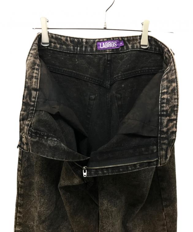 中古・古着通販】LABROS (ラブロス) デニムパンツ ブラウン サイズ:M