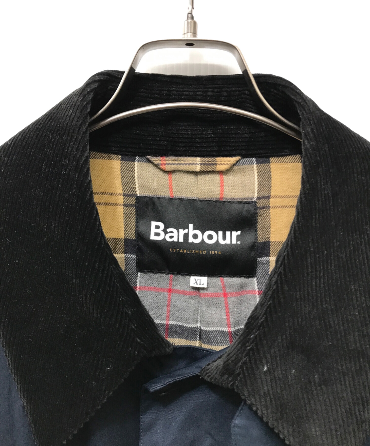 【値下げ対応可】 SEESEE×Barbour　3/4コート　 XL SEE SEEからブラックをテーマにしたコラボレーションアイテムが