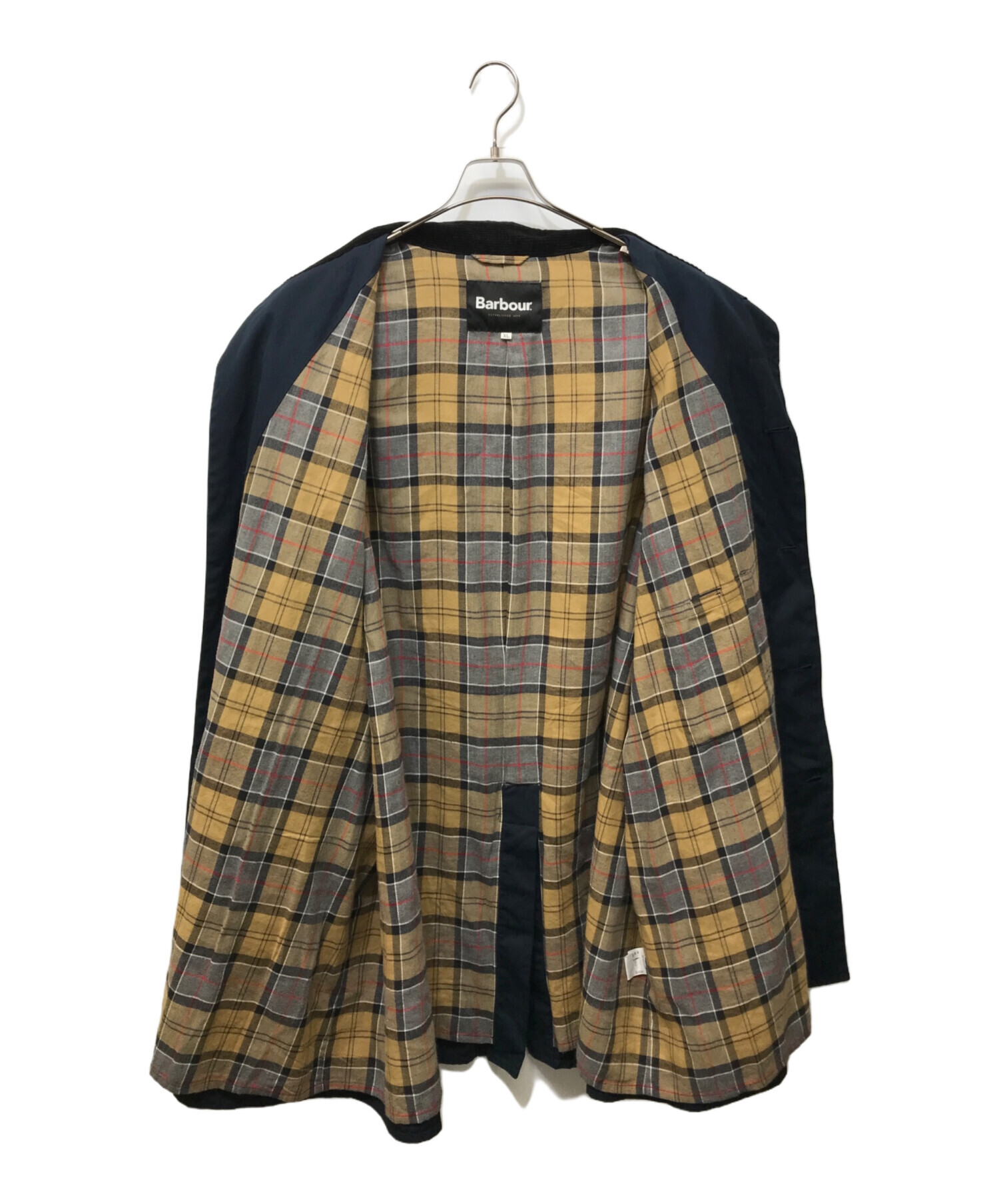 【値下げ対応可】 SEESEE×Barbour　3/4コート　 XL SEE SEEからブラックをテーマにしたコラボレーションアイテムが