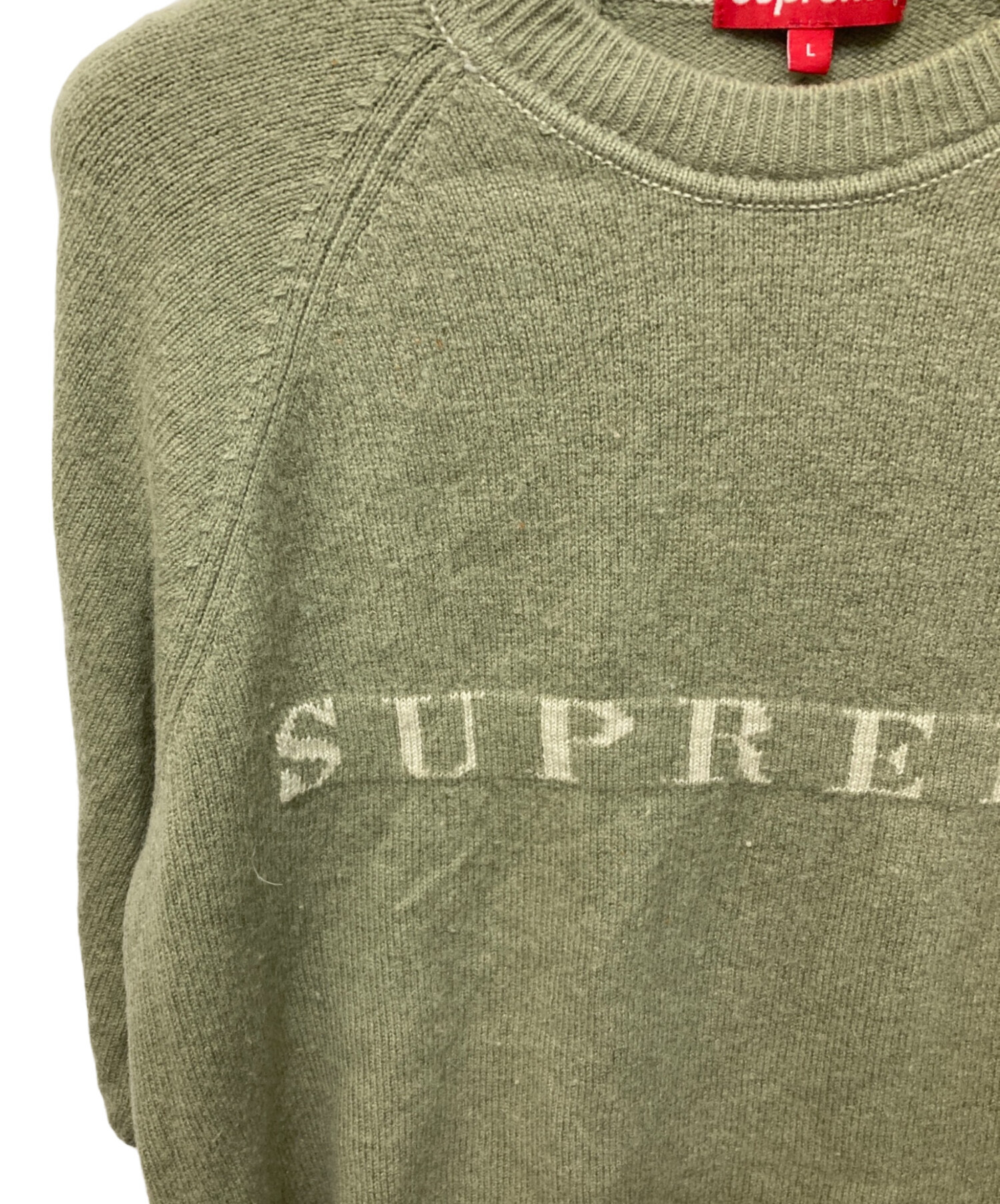 中古・古着通販】Supreme (シュプリーム) Stone Washed Sweater カーキ