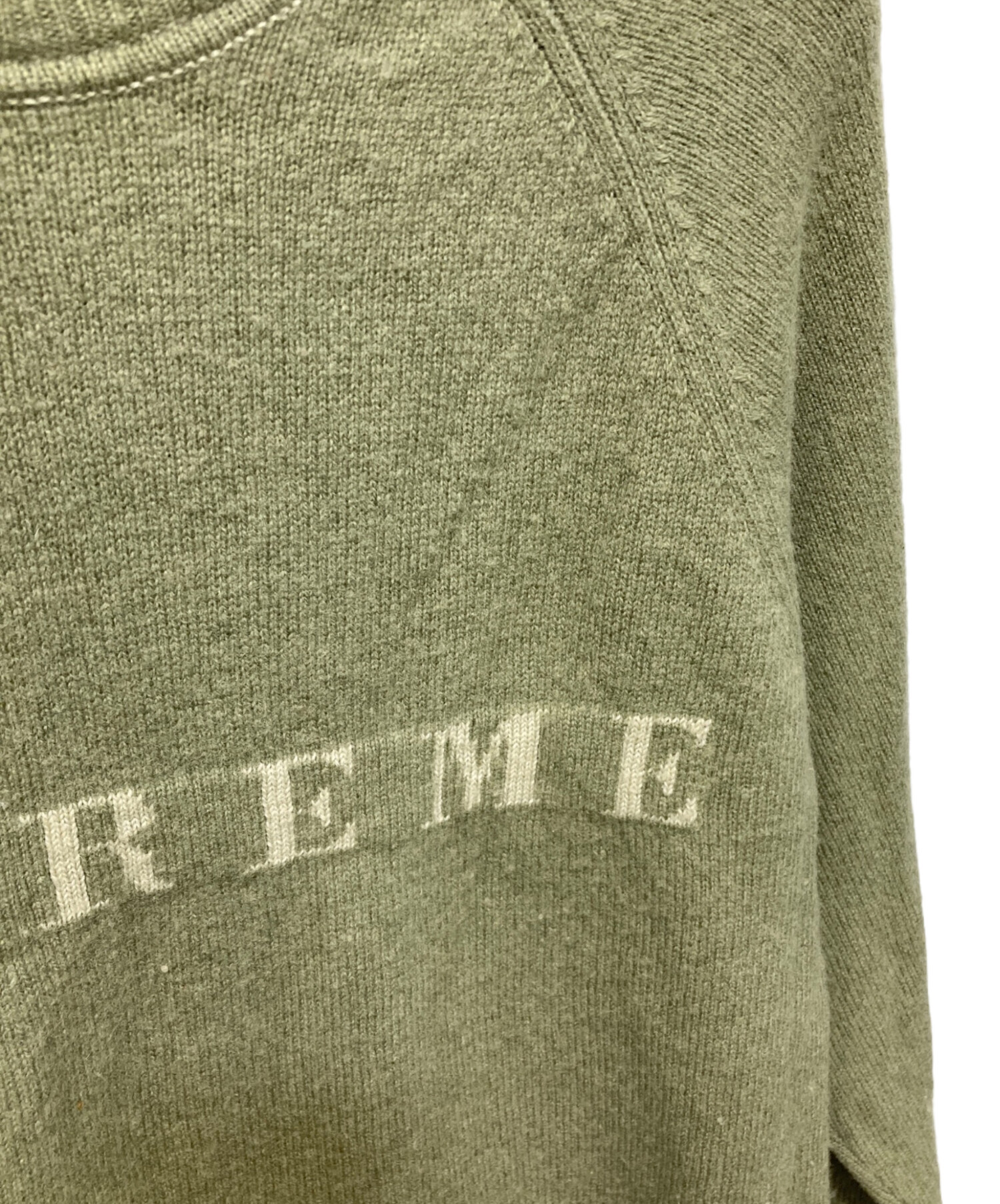 中古・古着通販】Supreme (シュプリーム) Stone Washed Sweater カーキ