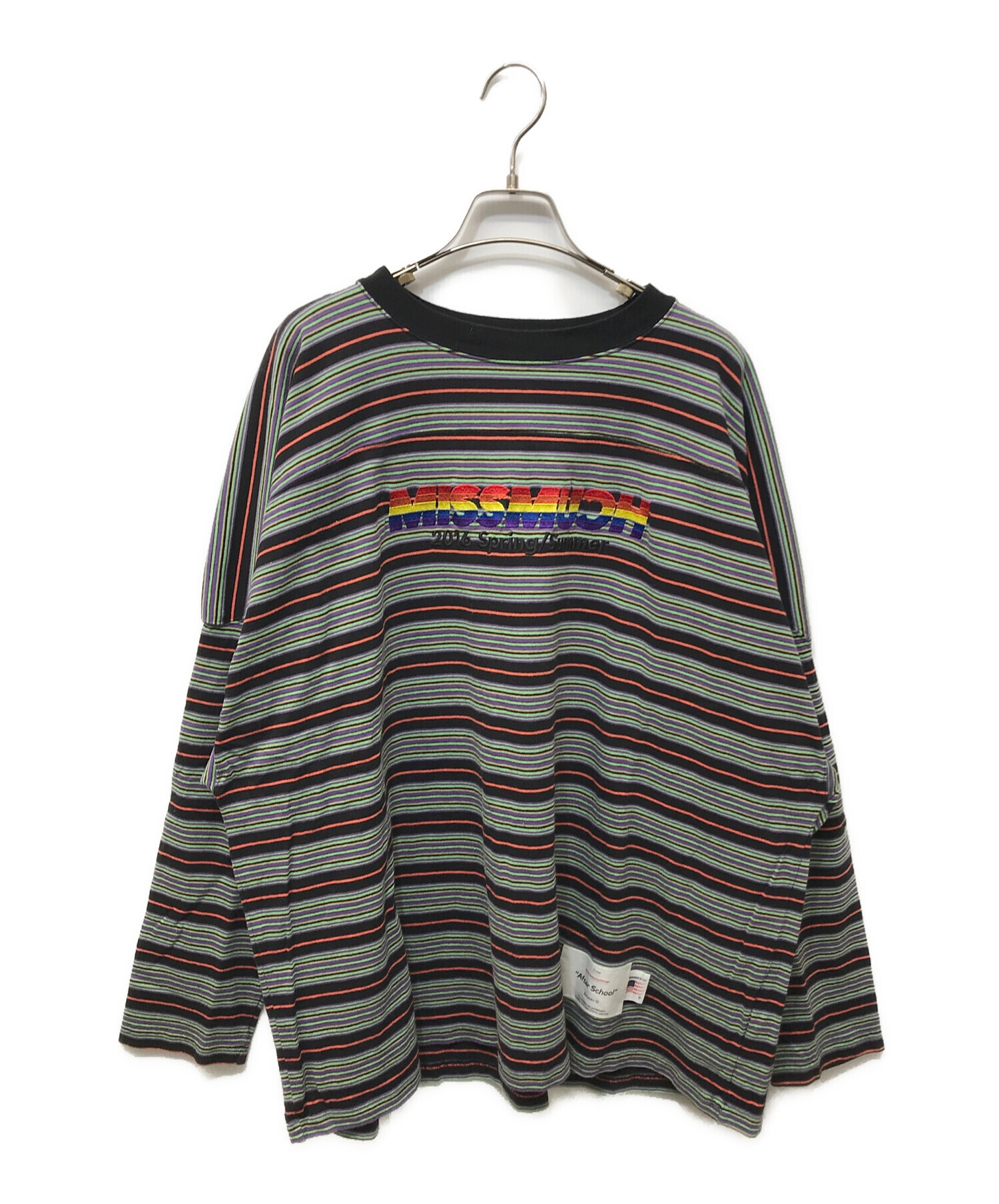 中古・古着通販】DAIRIKU (ダイリク) MISSMUCH Border Football Tee 
