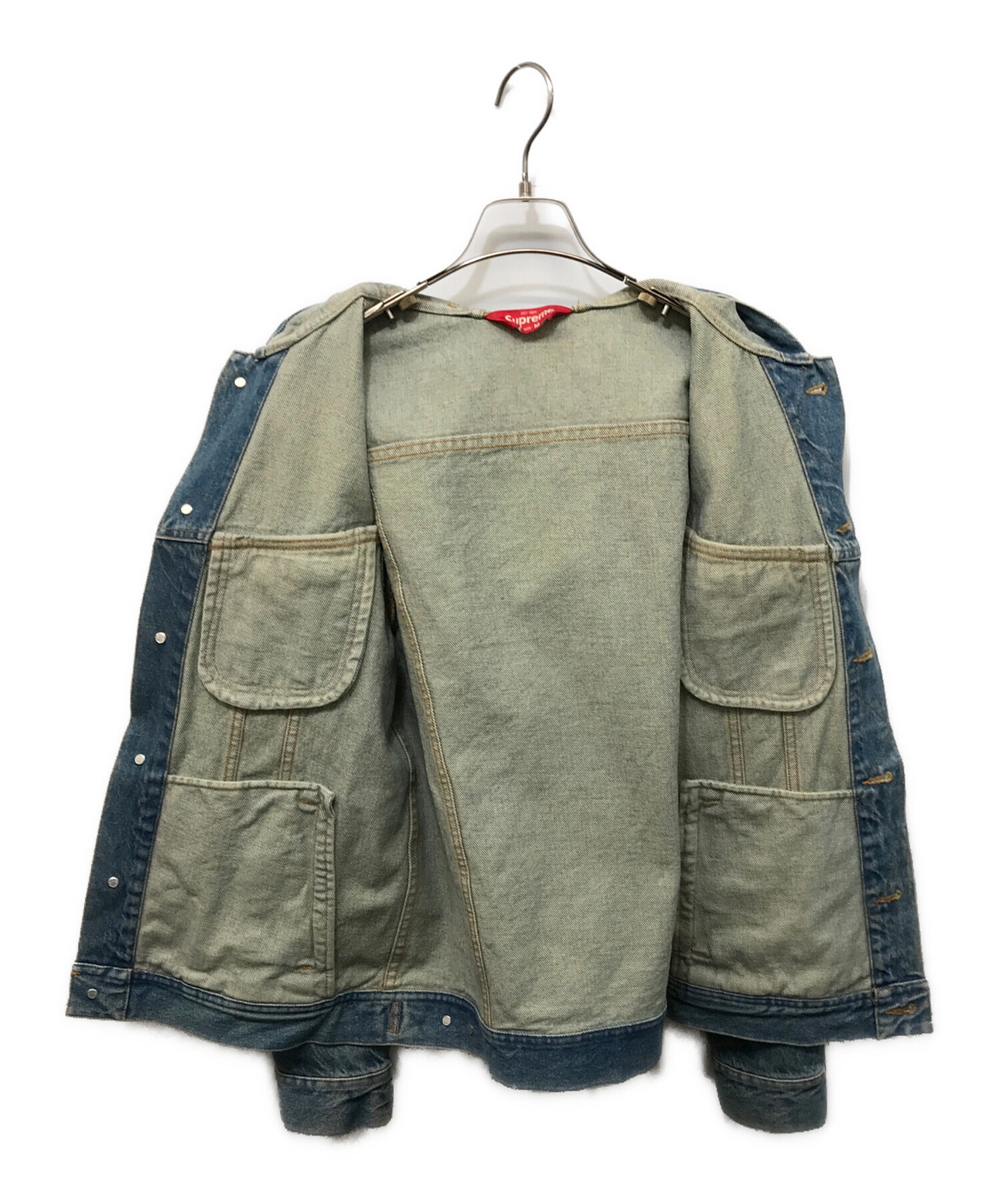 中古・古着通販】Supreme (シュプリーム) HOODED DENIM JACKET