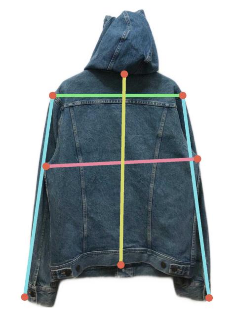 中古・古着通販】Supreme (シュプリーム) HOODED DENIM JACKET