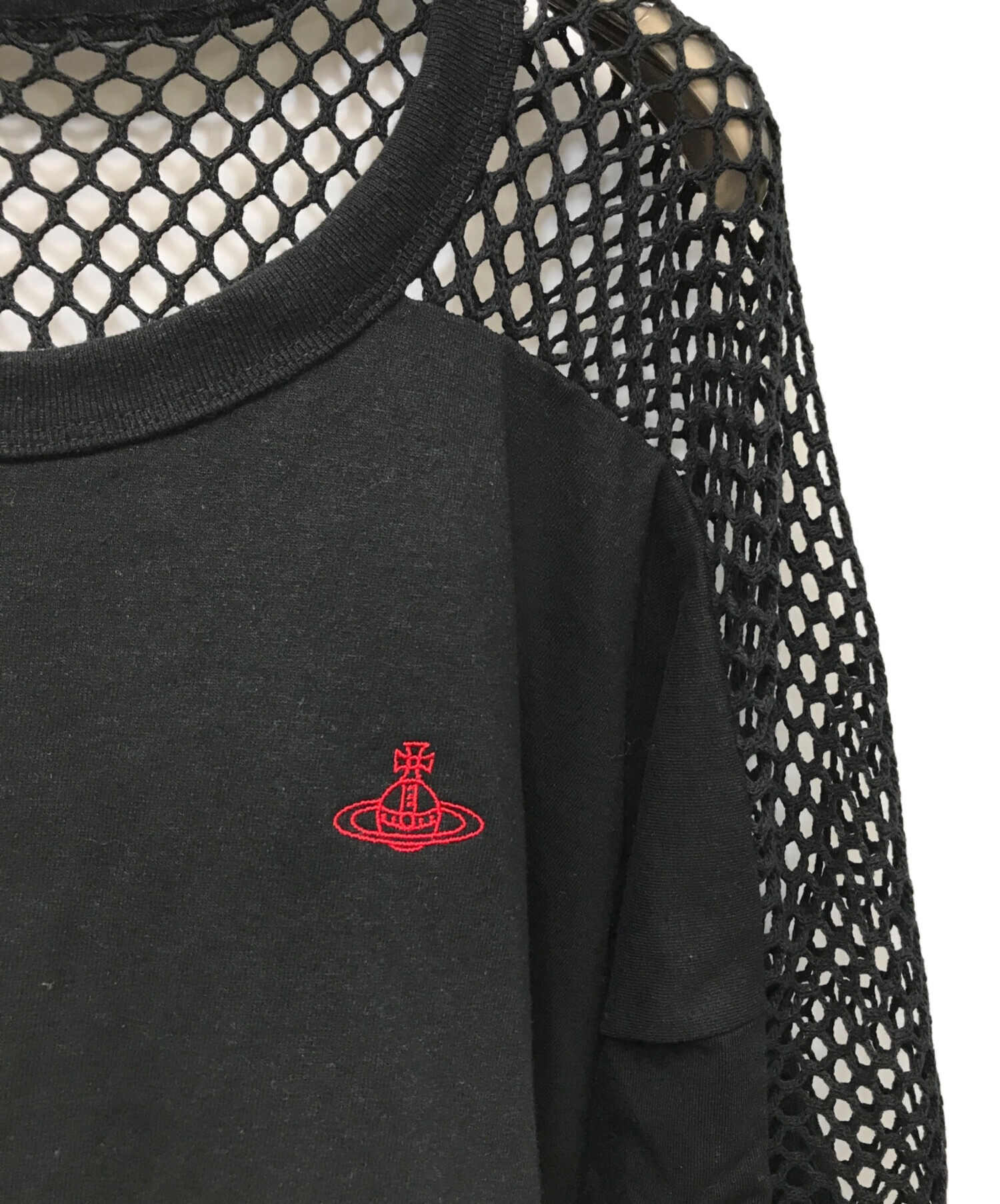 可愛い♡ヴィヴィアンウエストウッドレッドレーベル メッシュブロッキングTシャツ 中古・古着通販】Vivienne Westwood RED LABEL (ヴィヴィアンウエスト