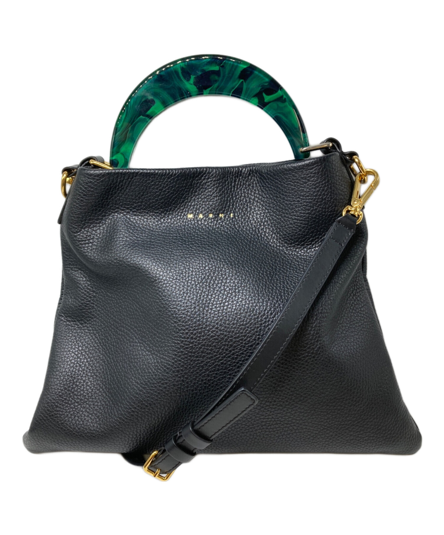 中古・古着通販】MARNI (マルニ) veniceスモールバッグ ブラック 