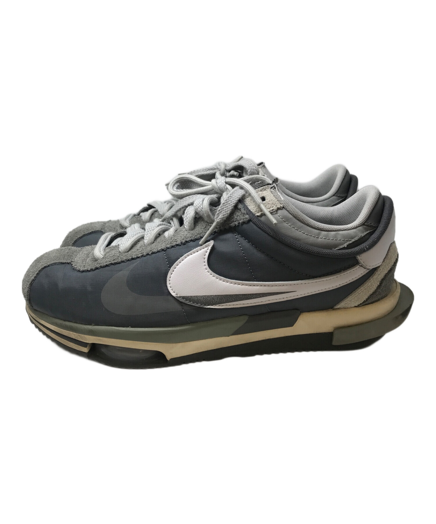 中古・古着通販】NIKE (ナイキ) sacai (サカイ) Zoom Cortez グレー