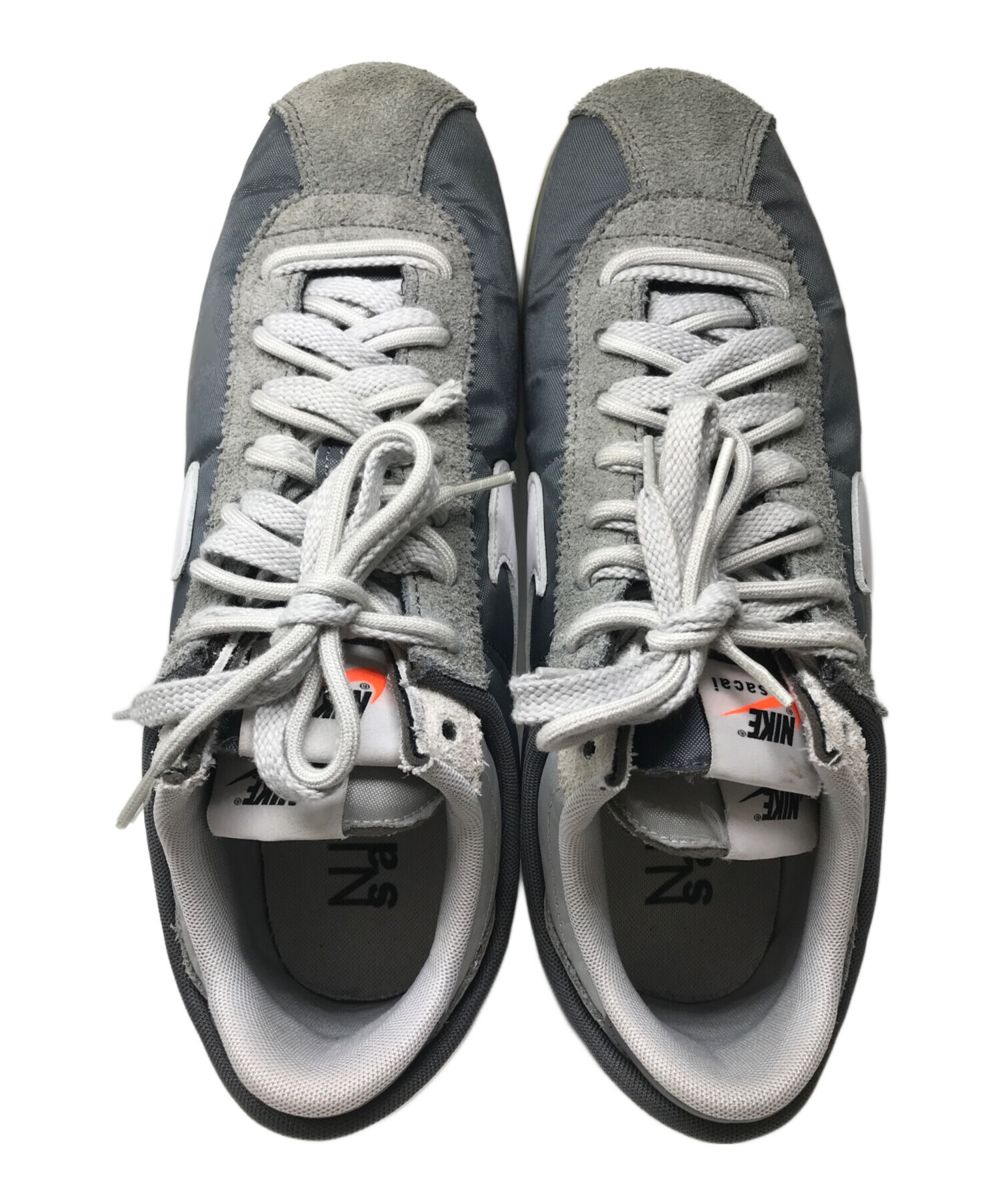中古・古着通販】NIKE (ナイキ) sacai (サカイ) Zoom Cortez グレー