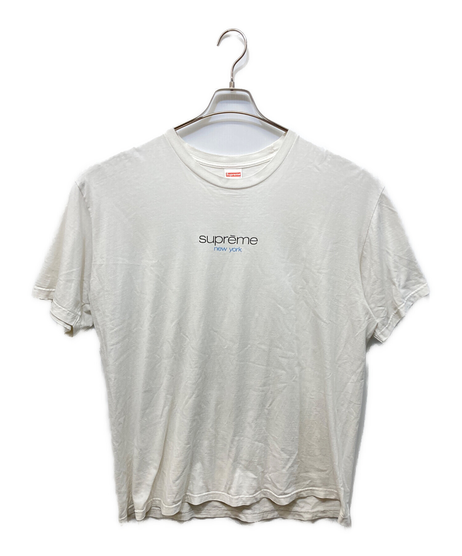 中古・古着通販】SUPREME (シュプリーム) Classic Logo Tee ホワイト
